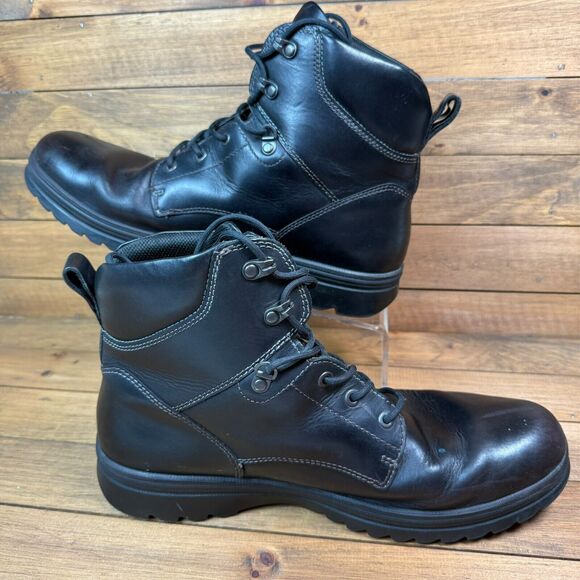 ECCO Mens 11 11.5 Gore-Tex Leather Darren High Black Winter Boot main image 6